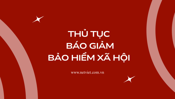 Báo giảm BHXH Báo giảm BHXH