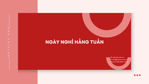 Ngày nghỉ hàng tuần
