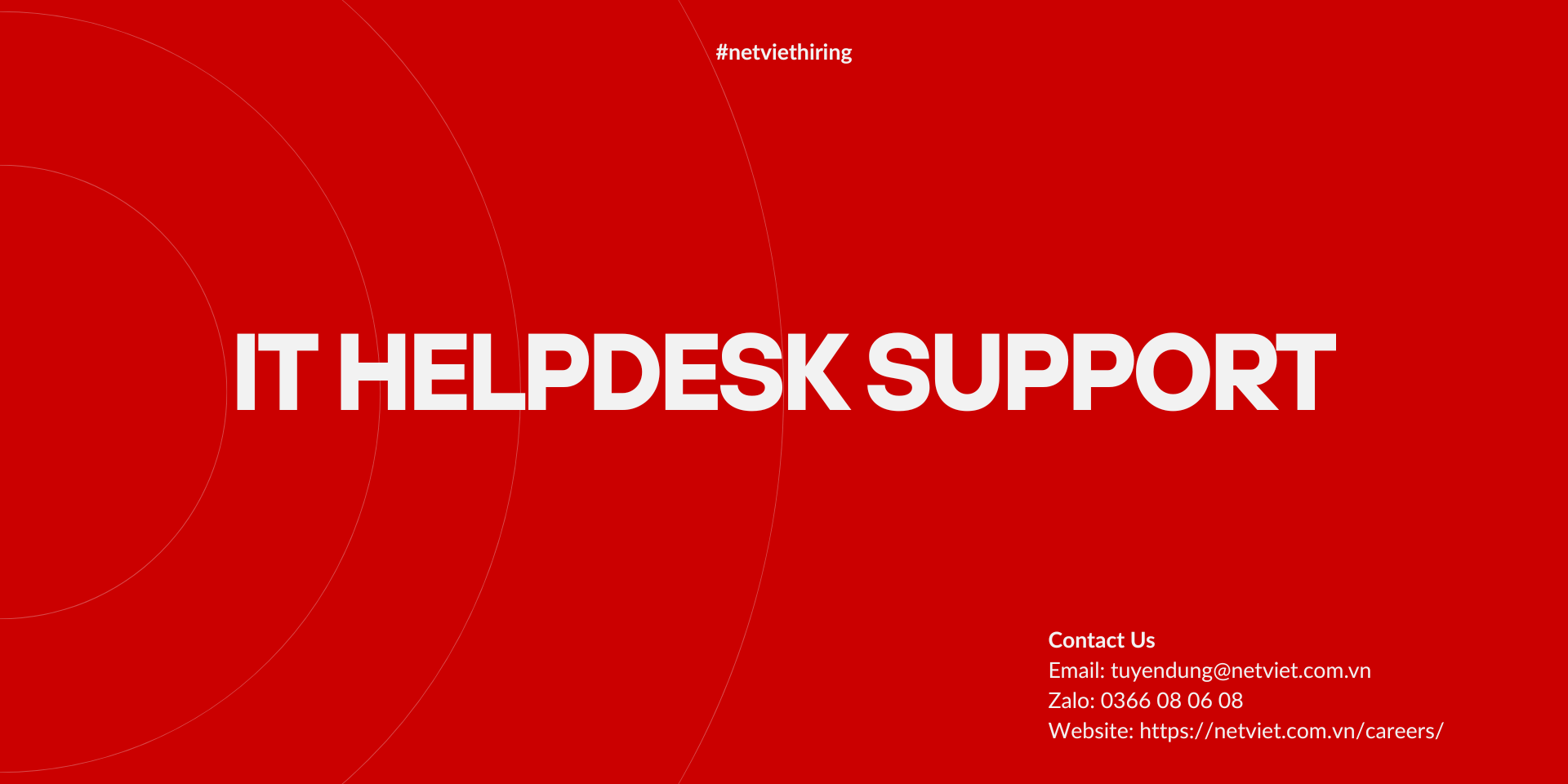 Tuyển dụng IT HELPDESK SUPPORT
