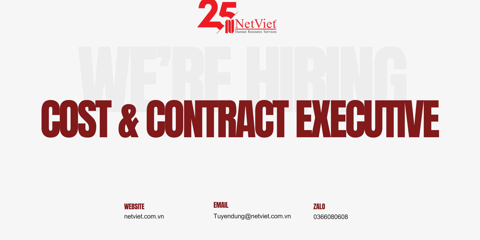 Cost & Contract Executive Cost & Contract Executive